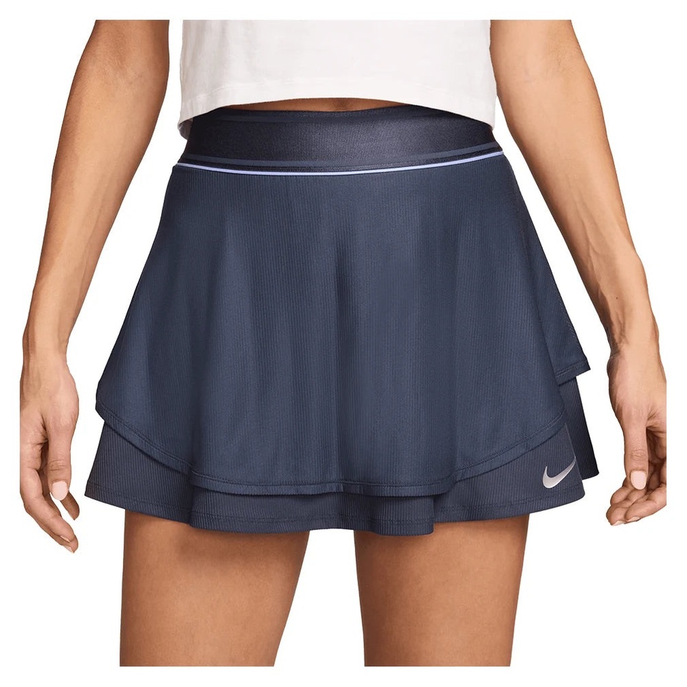 Nike Women's Tennis Skirt - Dark Slate Blue-Gray